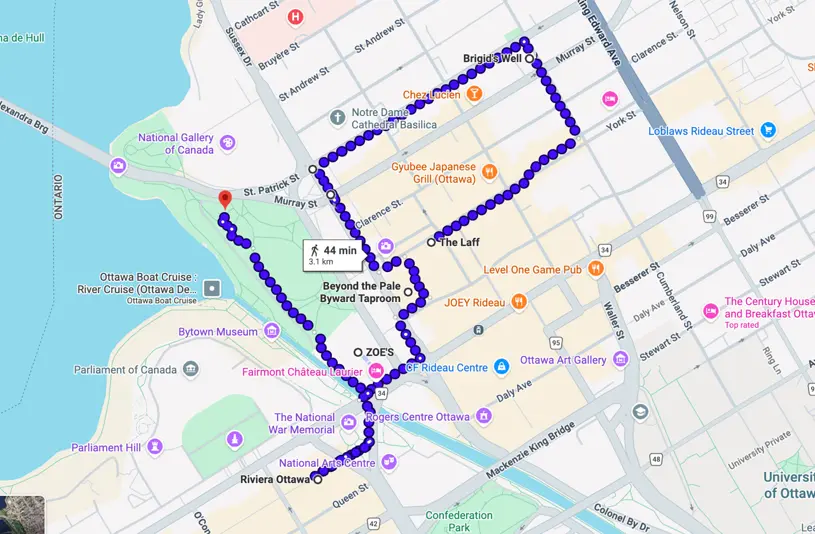 Heritage Drinking Holes map